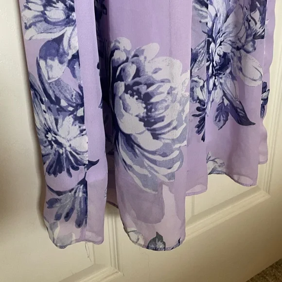 JH sleeveless purple flower maxi dress - Picture 7 of 9